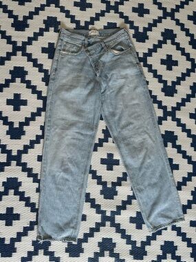 AGOLDE CRISS CROSS Arc Denim Jeans Designer 26”